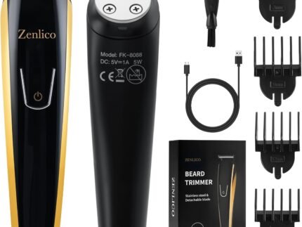 Beard Trimmer for Men, Rechargeable Men’s Hair Trimmer for Mustache