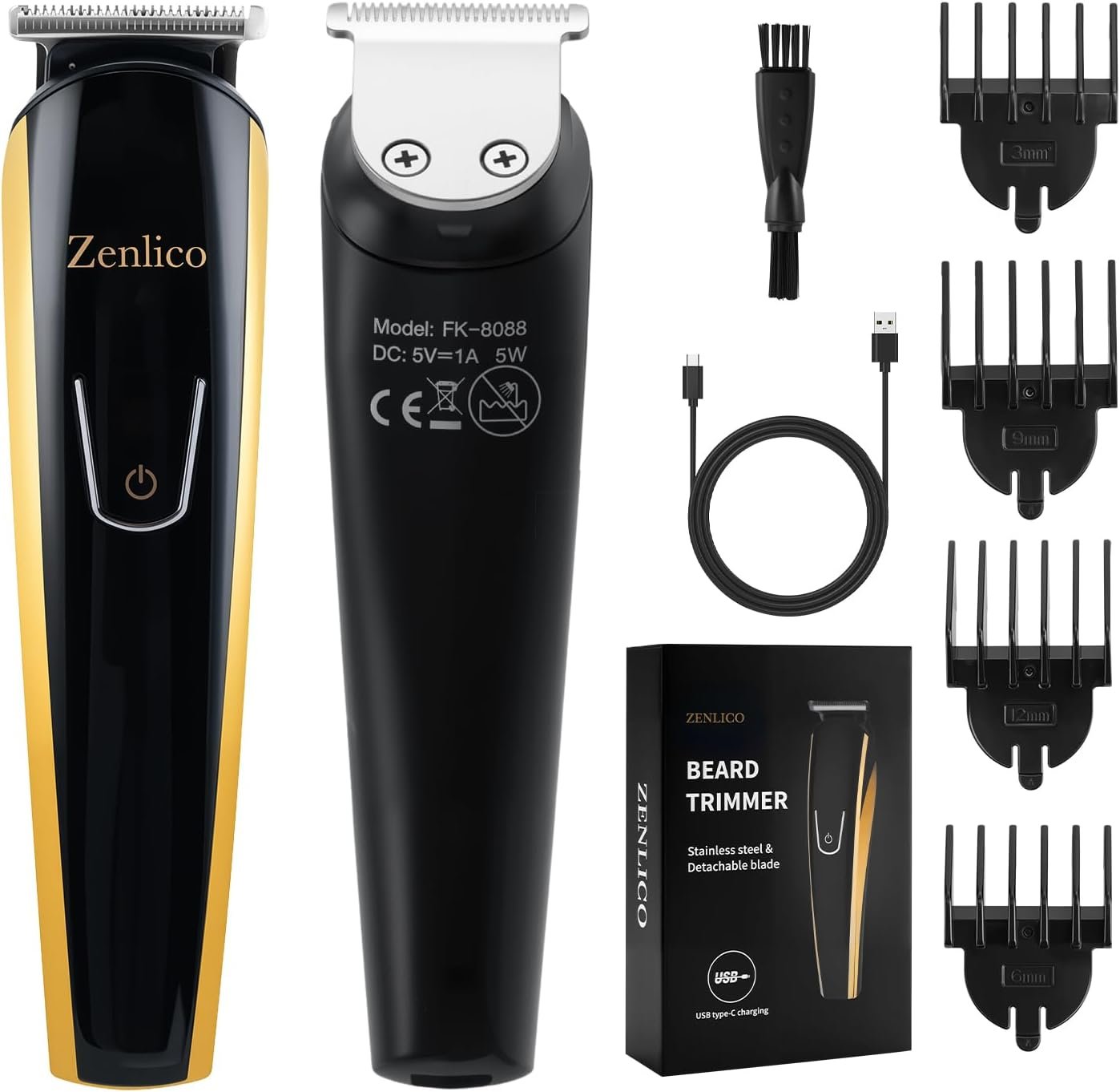 Beard Trimmer for Men, Rechargeable Men’s Hair Trimmer for Mustache Beard Trimmer for Men, Rechargeable Men’s Hair Trimmer for Mustache