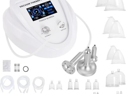 Beauty Star Vacuum Therapy Cupping Machine with 30 Cups and 3 Gua Sha Pumps for Body, Back, Face Massage Care Machine | Upgrade Touch Screen | Max Suction 75cmHg