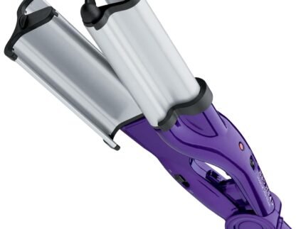 Bed Head Wave Artist Deep Waver | Combat Frizz, Get Long Lasting Results, & Add Massive Shine for Beachy Waves | With Tourmaline Ceramic Technology (Purple)