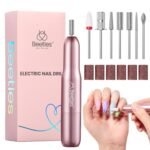 Beetles Electric Nail Drill Kit, 7 Drill Bit 0-12000 RPM Electric Nail File