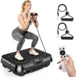 Bigzzia Vibration Plate Exercise Machine for Lymphatic Drainage & Fitness
