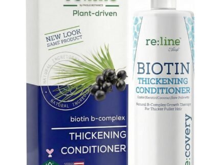 Biotin Hair Growth Conditioner for Hair Loss Natural Thickening Volume Conditioner for Fine Hair Volumizing Deep Treatment for Thinning Color Treated Hair Sulfate Free with Castor Oil for Woman & Men