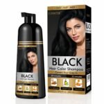 Black Hair Dye Shampoo for Gray Coverage – Hair Color Shampoo for Men&Women.Black.