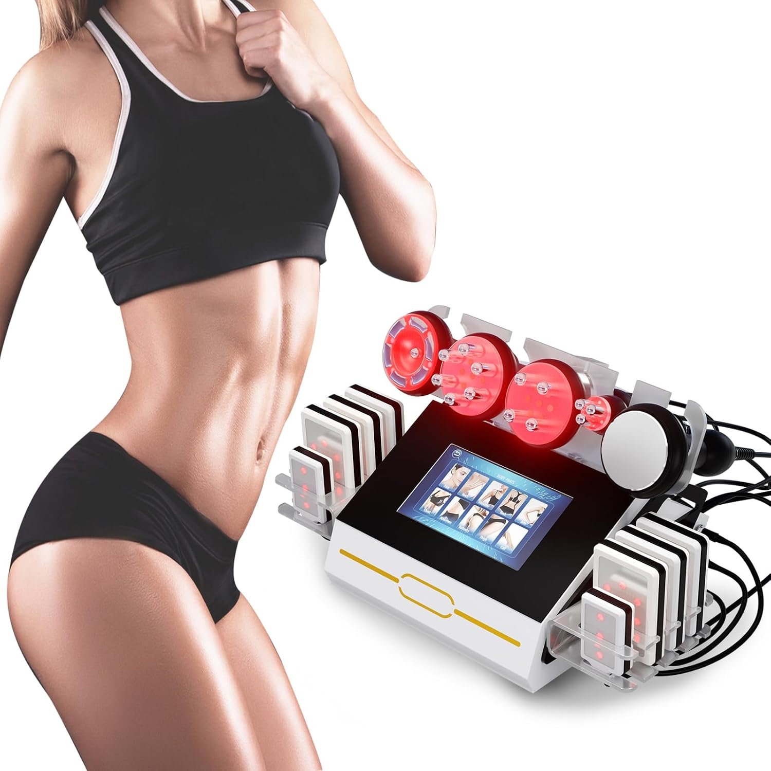 Body Machine Body Multifunctional Beauty Machine Cellulite Device, White Body Machine Body Multifunctional Beauty Machine Cellulite Device, White