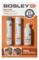BosleyMD BosRevive Color-Safe Hair Care Kit for Thinning Hair, Starter Size (30 Days) – Shampoo, Conditioner & Thickening Treatment with Biotin, Panthenol & Botanical Extracts