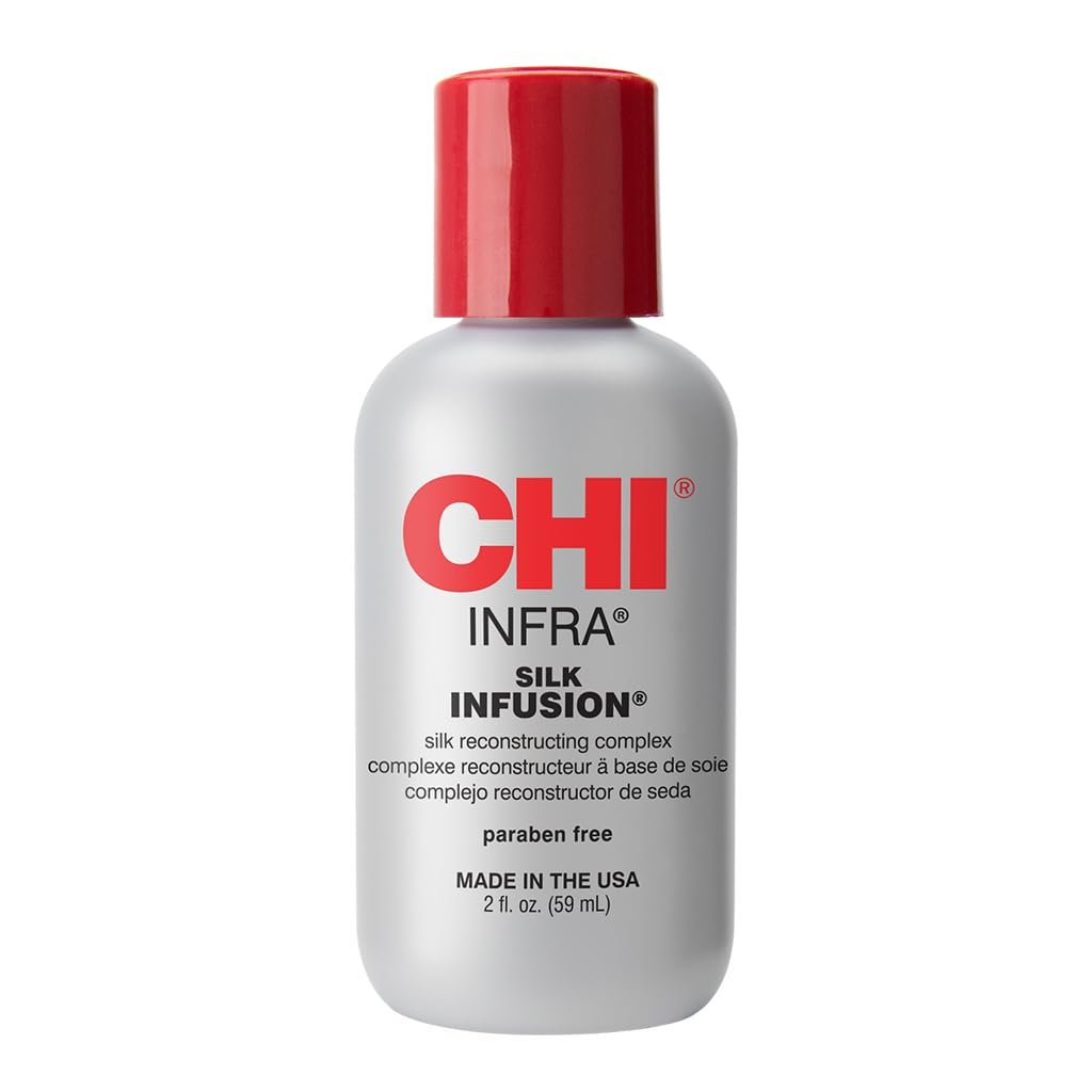 CHI Infra Silk Infusion, Silk Reconstructing Leave-In Hair Treatment, 2 Oz CHI Infra Silk Infusion, Silk Reconstructing Leave-In Hair Treatment, 2 Oz