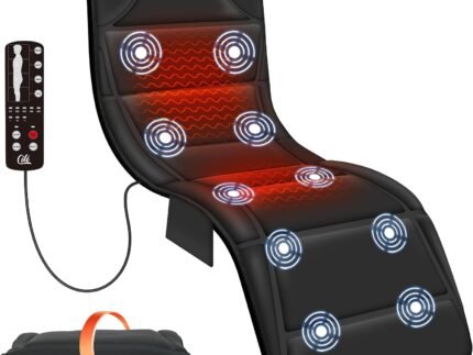 CILI Full Body Massage Mat with Heat, Upgrade Graphene Heating Vibration Back Massage Pad, Full Body Massager for Bed Chair Sofa, Massage Mattress Pad, Ideal Gifts for Mom Dad