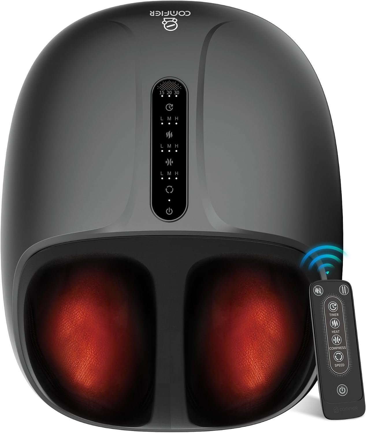 COMFIER Large Shiatsu Foot Massager with Heat, Size 15, FSA Eligible HSA COMFIER Large Shiatsu Foot Massager with Heat, Size 15, FSA Eligible HSA