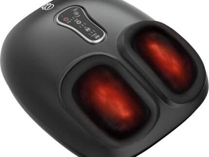 COMFIER Shiatsu Foot Massager Machine,Feet Massager for Plantar Fasciitis,Neuropathy Pain with Heat, Vibration,Rolling Compression,Gifts for Men,Women, Fits Size up to 13IN