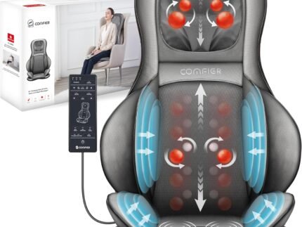 COMFIER Shiatsu Neck and Back Massager with Heat, FSA, Adjustable Nodes
