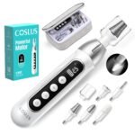 COSLUS C60 Professional Pedicure Manicure Kit, Storage Case Set, Silver