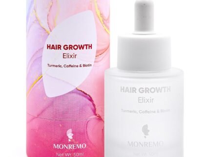 Caffeine Hair Growth Serum with Biotin & Turmeric for Women & Men