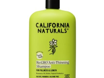 California Naturals Re:GRO Shampoo for Hair Growth Support, Scalp Hair Care with Biotin, All Hair Types, Vegan, Natural, Cruelty Free, Silicone, Paraben & Sulfate Free, 16.5 oz