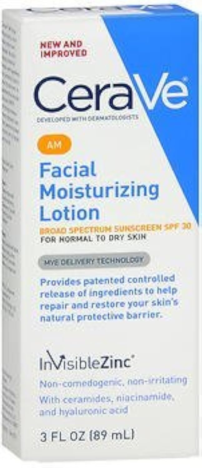 CeraVe Facial Moisturizing Lotion AM 3 oz (Pack of 3) CeraVe Facial Moisturizing Lotion AM 3 oz (Pack of 3)