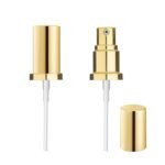 Chris.W 2 Pack Foundation Pump Dispenser Fit for Estee Lauder Double Wear Foundation, Maybelline Fit Me Liquid, Gold Lid