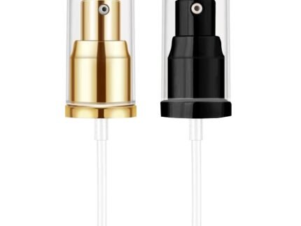 Chris.W 2Pack Foundation Pump Compatible with Maybelline Fit Me Liquid Foundation Makeup and Estee Lauder Double Wear Foundation(Gold+Black)