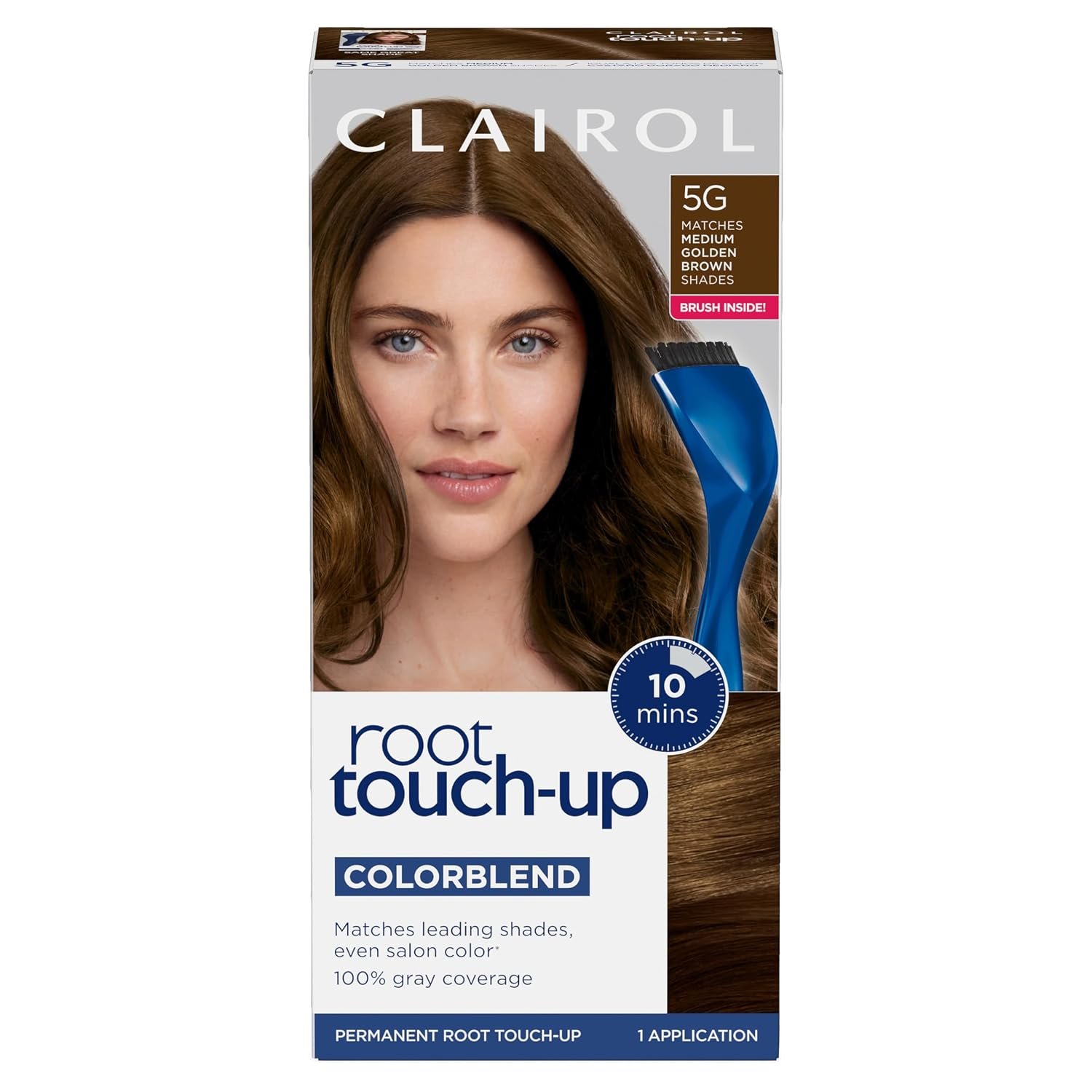 Clairol Root Touch Up Permanent Hair Dye, 5G Medium Golden Brown, 1 Pk Clairol Root Touch Up Permanent Hair Dye, 5G Medium Golden Brown, 1 Pk