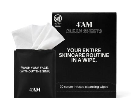 Clean Sheets Hydrating Micellar Skincare Wipes for Face, No Rinse, 30ct