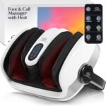 Cloud Massage Shiatsu Foot Massager with Heat, Standard Size, White