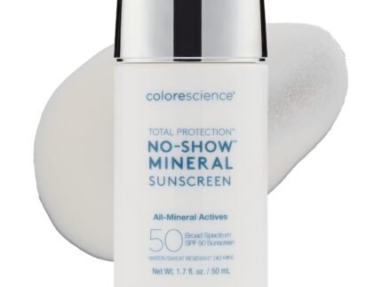 Colorescience, No-Show Mineral Sunscreen, SPF 50, 1.7 Fl Oz
