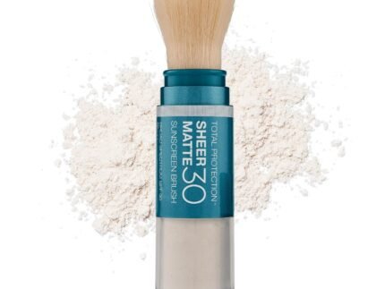 Colorescience, Total Protection Sheer Matte Sunscreen Brush, SPF 30