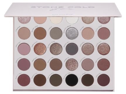 ColourPop Stone Cold Fox Eyeshadow Palette - 30 Pan Cool Tone Eye Makeup Palette with Matte & Metallic Finishes - High-Pigment Eye Makeup with a Long-Wearing Formula (1.16 oz)