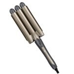 Conair Curling Iron & Waver, INFINITIPRO, Triple Barrel, Gray