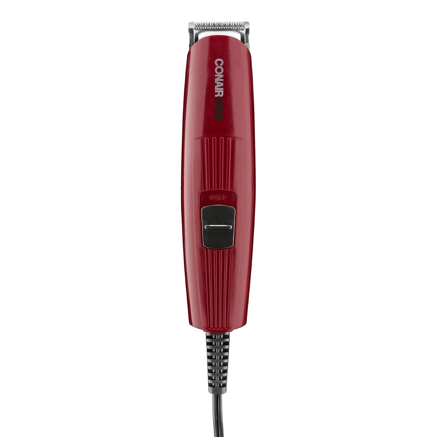 ConairMAN Beard Trimmer for Men Includes Nose and Ear Hair Trimmer and 5-Position Comb Attachment, 4 piece Men’s Grooming Kit, Corded ConairMAN Beard Trimmer for Men Includes Nose and Ear Hair Trimmer and 5-Position Comb Attachment, 4 piece Men’s Grooming Kit, Corded