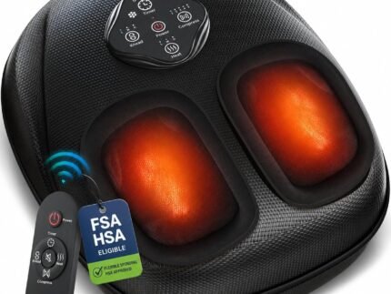 CooCoCo Foot Massager with Heat & Remote for Home Office Use