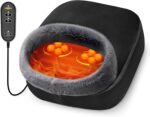 CooCoCo Shiatsu Foot Massager with Heat - Kneading Feet Massager Machine Cushion or Foot Warmer, Massagers for Back and Foot Relief