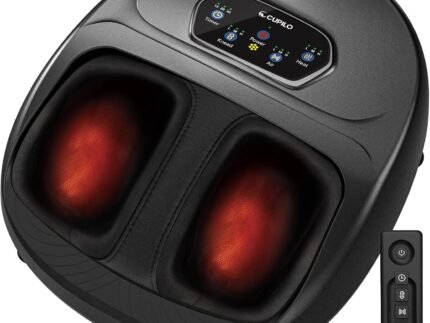 CuPiLo Foot Massager with Heat, FSA Eligible HSA Upgraded Full Foot Massage
