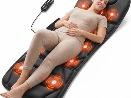 CuPiLo Full Body Massage Mat with Heat, 2026 Upgraded 66.5″ Massage Pad