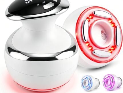 Cupping Massager & Gua Sha, Anti Cellulite Massager & Body Sculpting Machine, Lymphatic Drainage Massager with SoothingPulse & Heat ，Led Light for Back, Waist，Belly