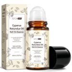 Cyperus Rotundus Oil Roll-On Essence 2.02 Fl Oz, Cyperus Rotundus Oil for Hair Removal, Natural Inhibits Hair Growth, Reduces Body Unwanted Hair Growth, Moisturizes & Soothes Skin, Shrink Pores