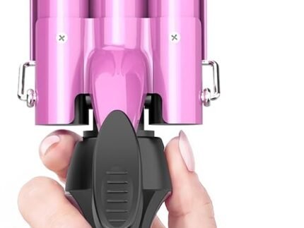 DAN Technology 3 Barrel Curling Iron,Mini Hair Crimper