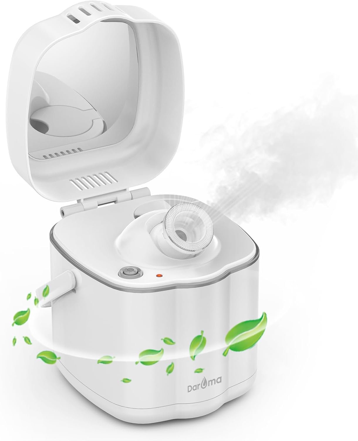 DAROMA Nano Ionic Facial Steamer with Adjustable Nozzle & Mirror – Advanced Home Spa Tool for Deep Cleansing & Hydration Support, Ideal Skincare Gift for Women DAROMA Nano Ionic Facial Steamer with Adjustable Nozzle & Mirror – Advanced Home Spa Tool for Deep Cleansing & Hydration Support, Ideal Skincare Gift for Women