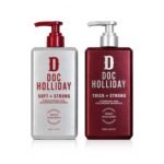 DOC HOLLIDAY Thick + Soft Shampoo & Conditioner Bundle Set, 2 x 300 mL