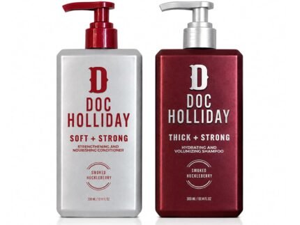 DOC HOLLIDAY Thick + Soft Shampoo & Conditioner Bundle Set, 2 x 300 mL