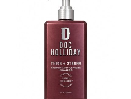 DOC HOLLIDAY Thick + Strong Men's Shampoo, Smoked Huckleberry Scent, 300 mL