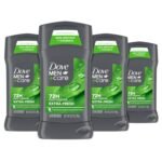 DOVE MEN + CARE Antiperspirant Deodorant Stick Extra Fresh, 4 Count, 2.7 oz