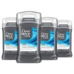 DOVE MEN + CARE Deodorant Stick for Men Clean Comfort, Pack of 4, 3 oz