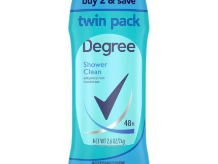 Degree Antiperspirant Deodorant Shower Clean 2.6 oz Twin Pack