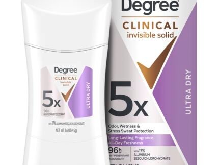 Degree Clinical Antiperspirant Sweat and Odor Protection Ultra Dry 1.6 OZ