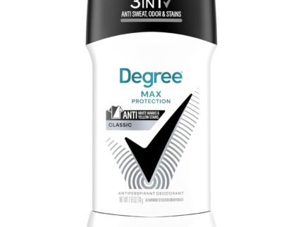 Degree Men UltraClear Antiperspirant Deodorant Black+White 72-Hour Sweat and Odor Protection Antiperspirant For Men With MotionSense Technology 2.7 oz