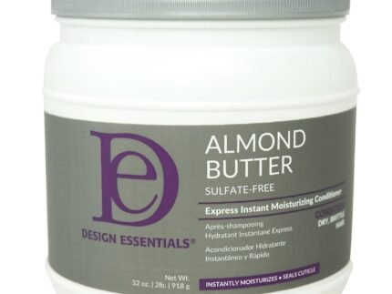 Design Essentials Almond Butter Express Instant Moisturizing Conditioner, For Hydrating and Moisturizing Dry, Brittle Hair, 32 oz (Pack of 1)
