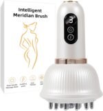 DiDEER Lymphatic Drainage Massager & Anti Cellulite Massage Tool, Reduce Stretch Marks & Cellulite,for Legs, Arms & Belly, Body Sculpting Machine with Microcurrent, Light, Heat & Vibration, (White)