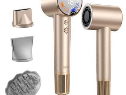 Diffuser Hair Dryer, 1400W Blow Dryer with Hair Diffuser for Curly Travel