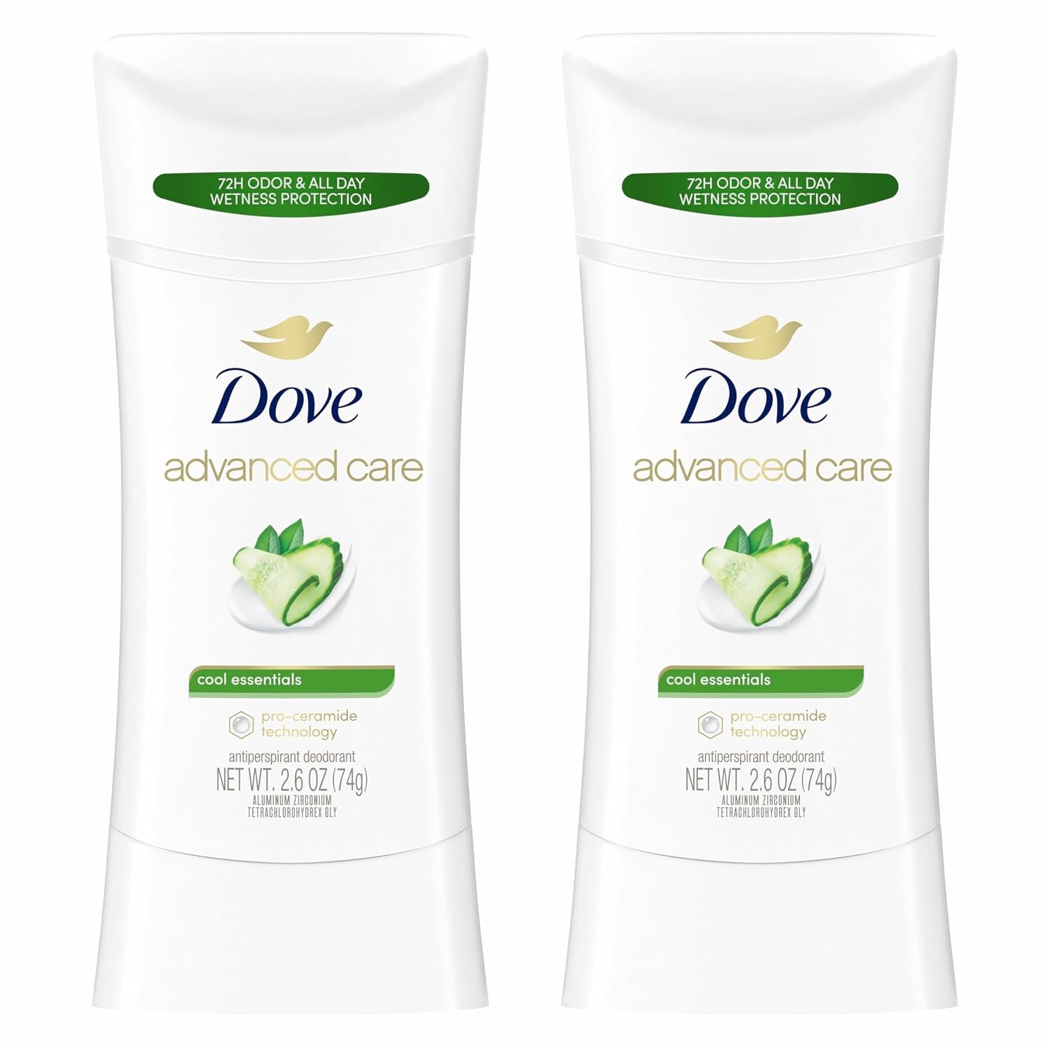Dove Advanced Care Antiperspirant Stick Cool Essentials 2.6 oz 2PK Dove Advanced Care Antiperspirant Stick Cool Essentials 2.6 oz 2PK
