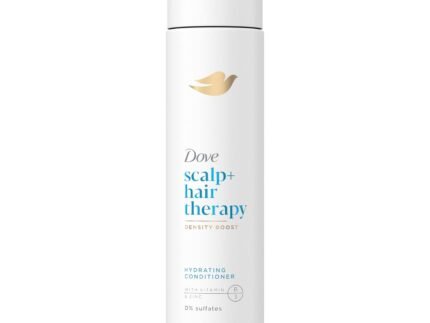 Dove Density Boost Hydrating Conditioner Scalp Therapy for Dry Hair, with Vitamin B3, Zinc and 0% Sulfates, 9.25 oz